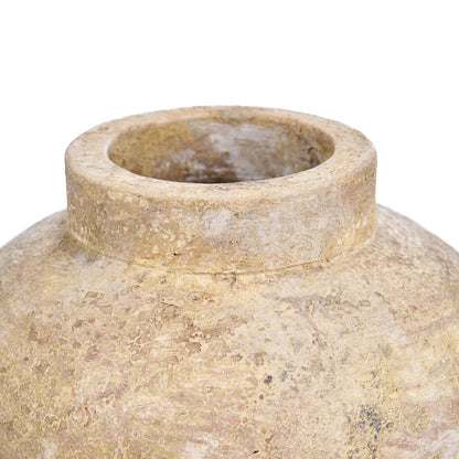 The Clay Echo Vase - Cream - M