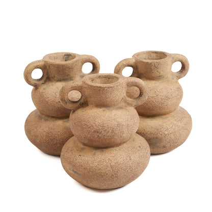 The Earthen Balance Vase - Sand - S