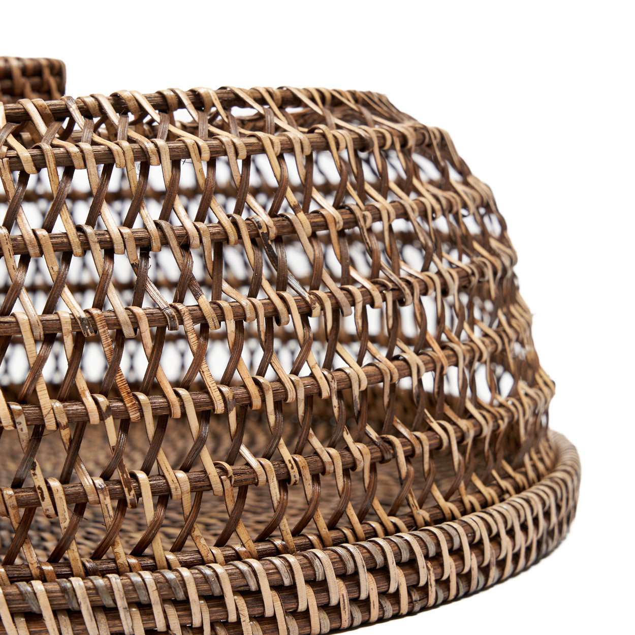 The Rattan Food Cover - Natural Brown - L