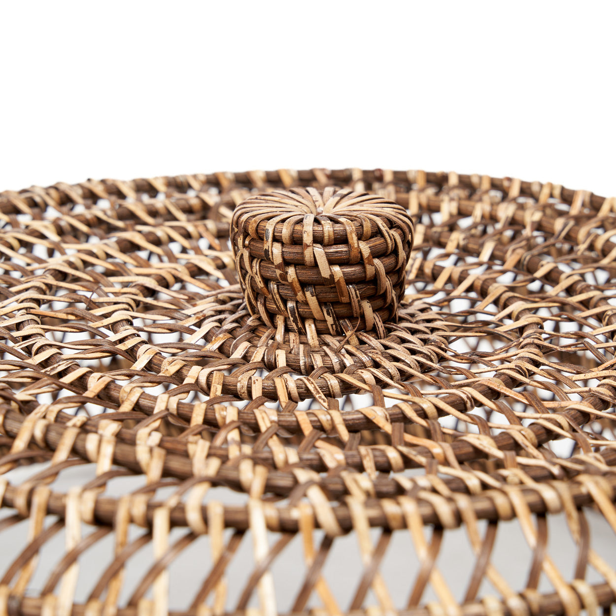 The Rattan Food Cover - Natural Brown - L