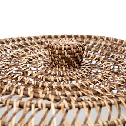 The Rattan Food Cover - Natural Brown - L