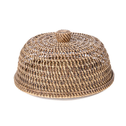 The Rattan Food Cover - Natural Brown - M