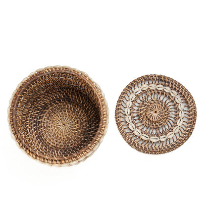 The Shell Storage Bin - Natural Brown