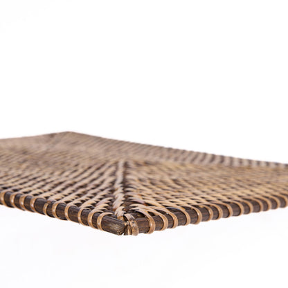 The Colonial Rectangular Placemat - Natural Brown
