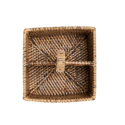 The Rattan Cutlery Caddy N°2 - Natural Brown