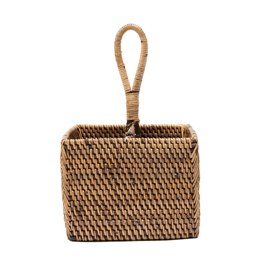 The Rattan Cutlery Caddy N°2 - Natural Brown