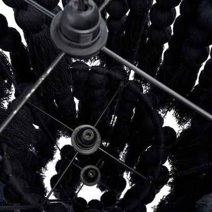 The Nomad Cotton Chandelier - Black - XL