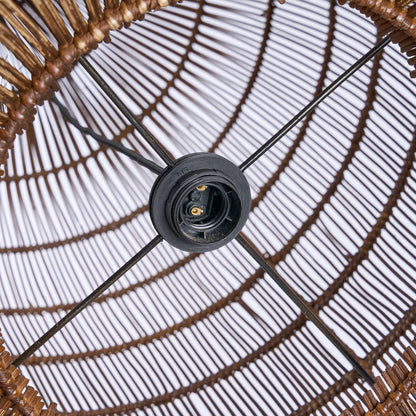 The Woven Bell Pendant - Dark Walnut - XL
