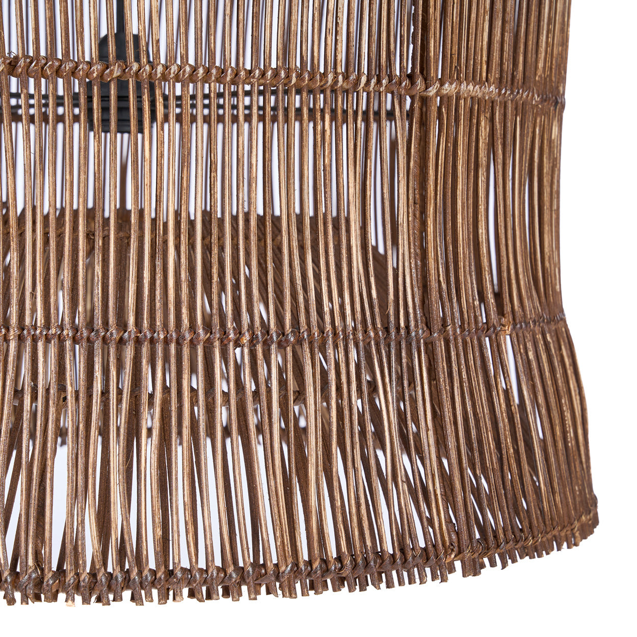 The Woven Bell Pendant - Dark Walnut - XL