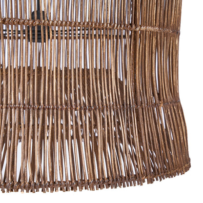 The Woven Bell Pendant - Dark Walnut - XL