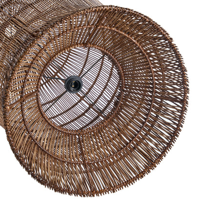 The Woven Bell Pendant - Dark Walnut - XL