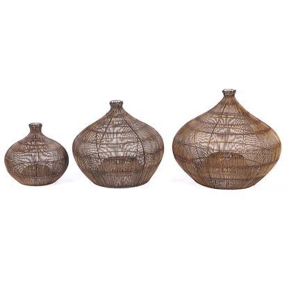 The Desert Gourd Pendant - Dark Walnut - L