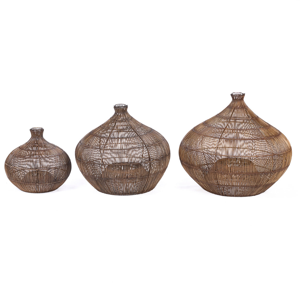 The Desert Gourd Pendant - Dark Walnut - M