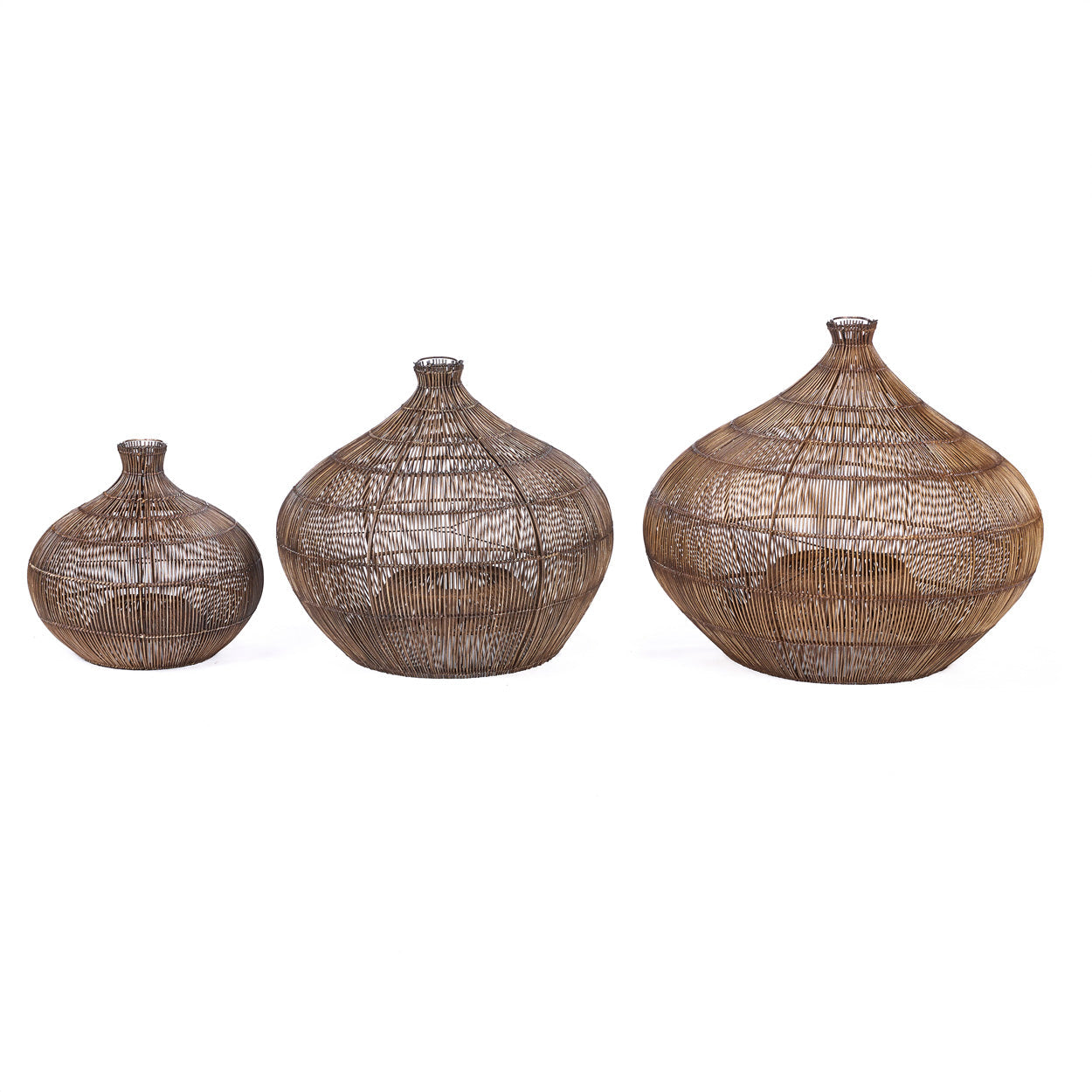 The Desert Gourd Pendant - Dark Walnut - S