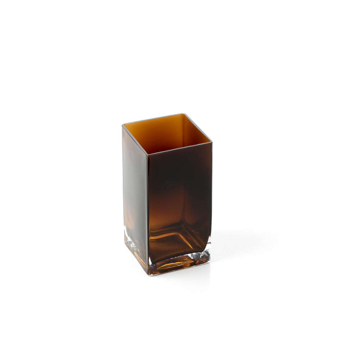 The Amber Cuboid Vase - Amber - S