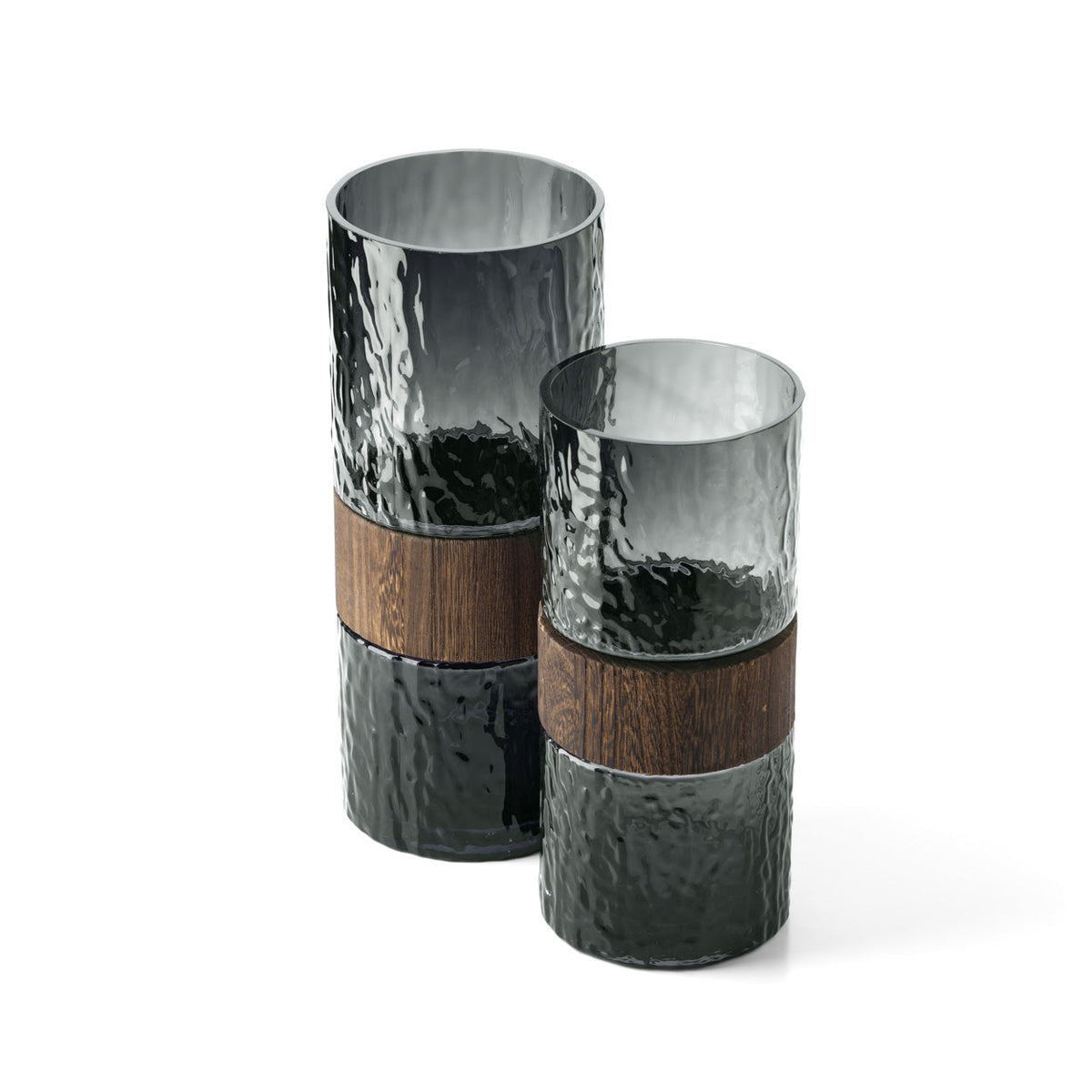 The Wood You Be Mine Vase - Dark Grey - M