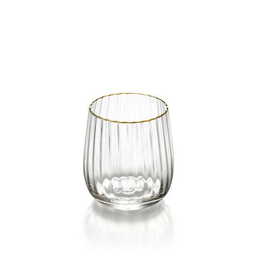 The Golden Rim Tumbler - Natural Gold