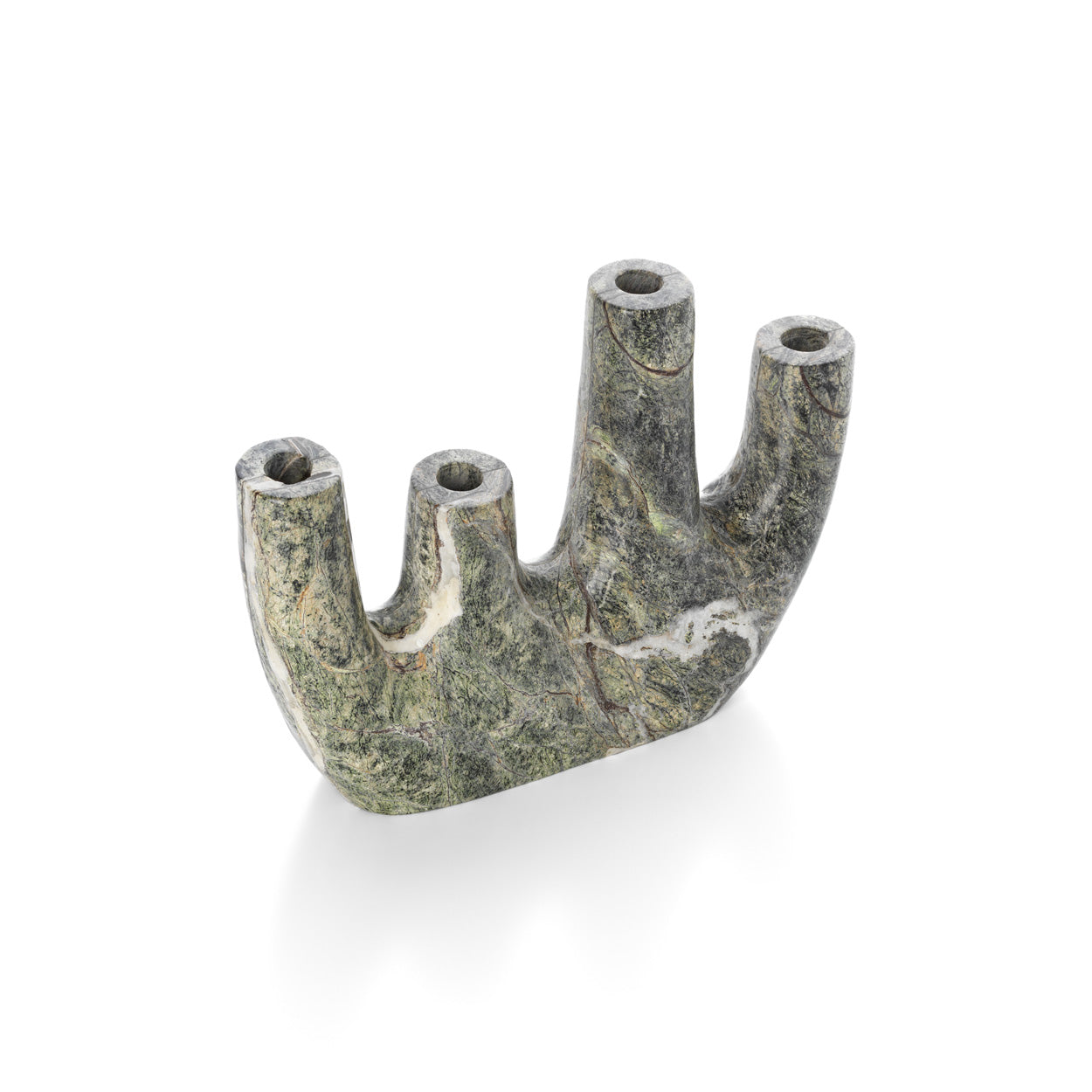 The Bidasar Marble Vase - Green - High