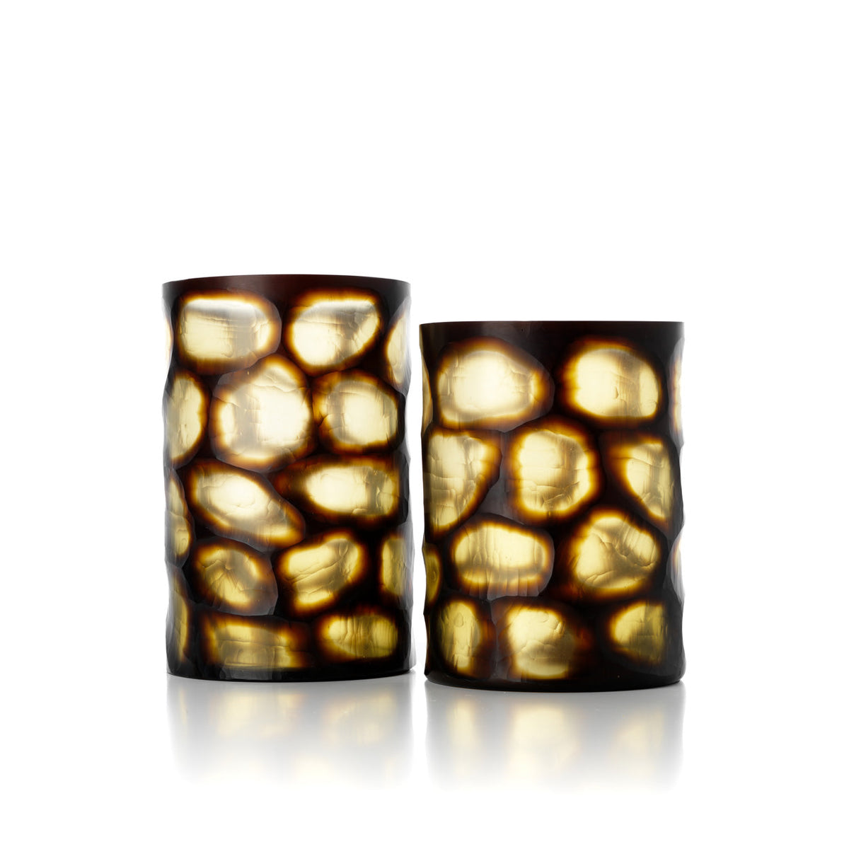The Golden Wave Vase - Honey - L