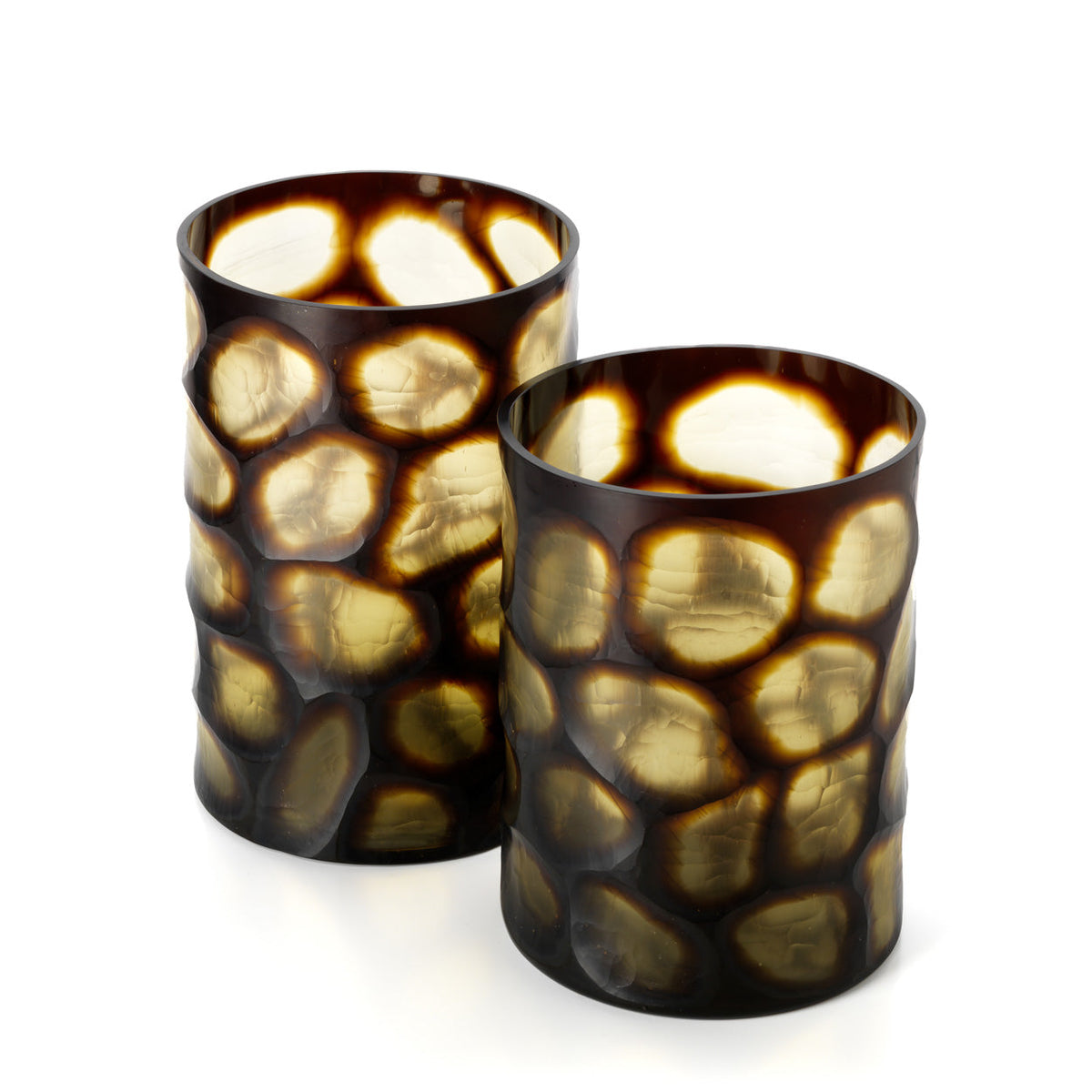 The Golden Wave Vase - Honey - XL