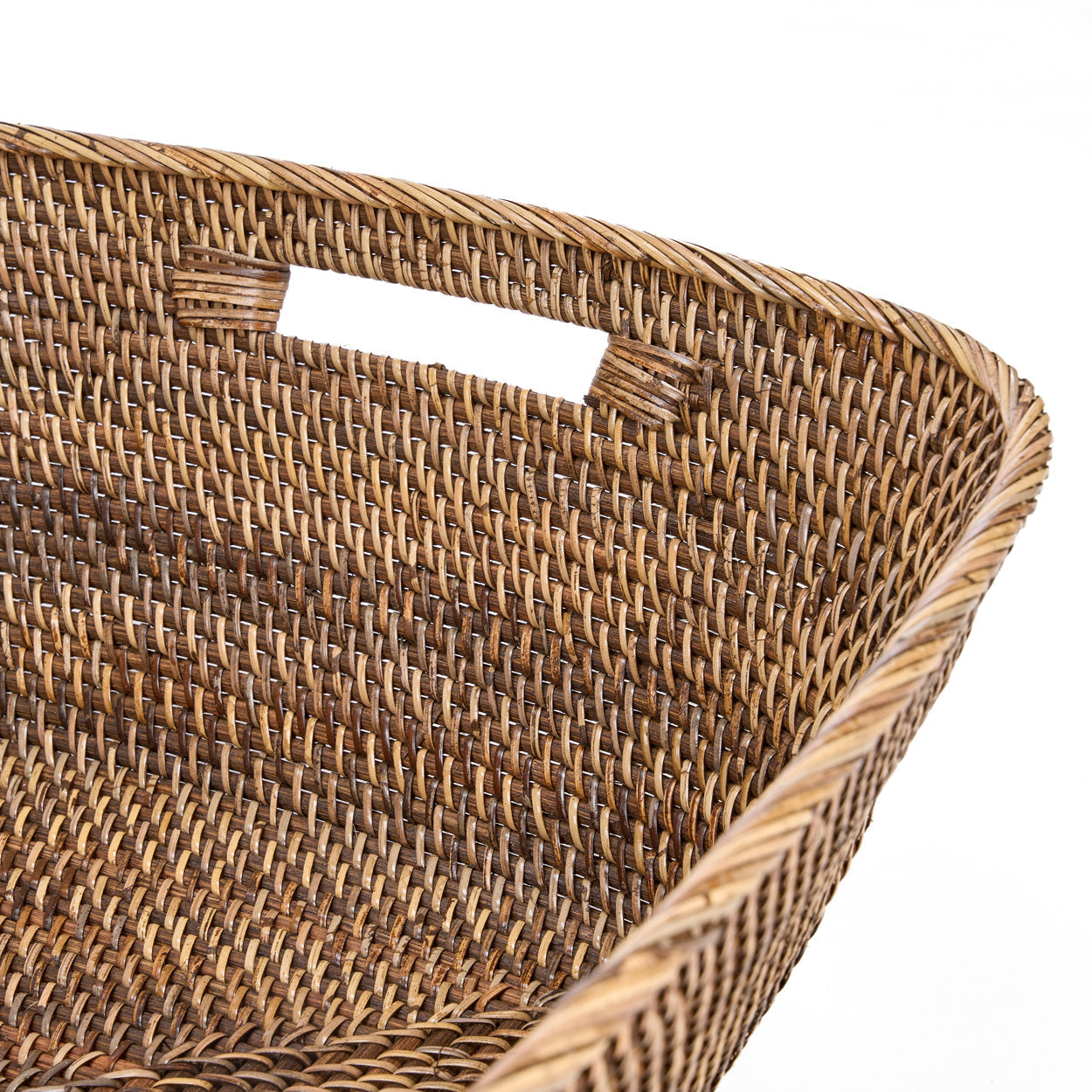 The Hannah Laundry Basket - Natural Brown - L