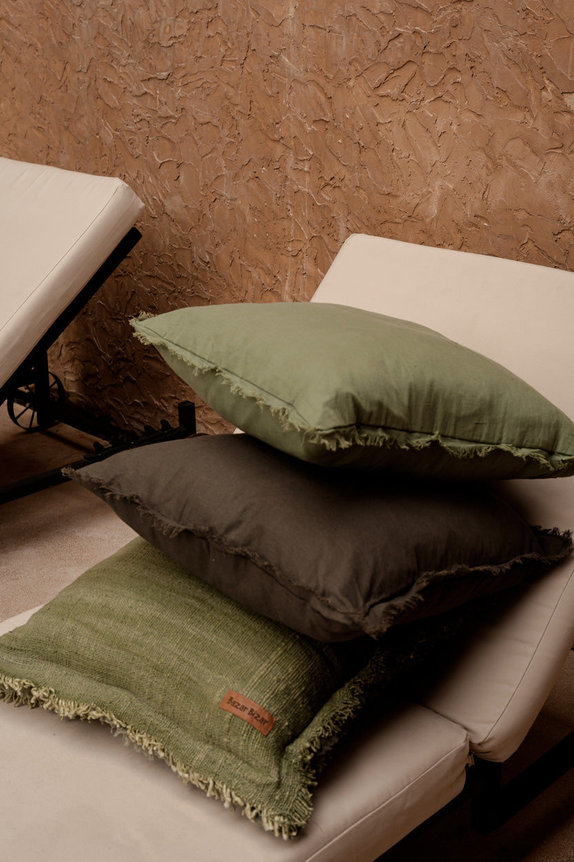 The Smoky Vibe Cushion Cover - Grey