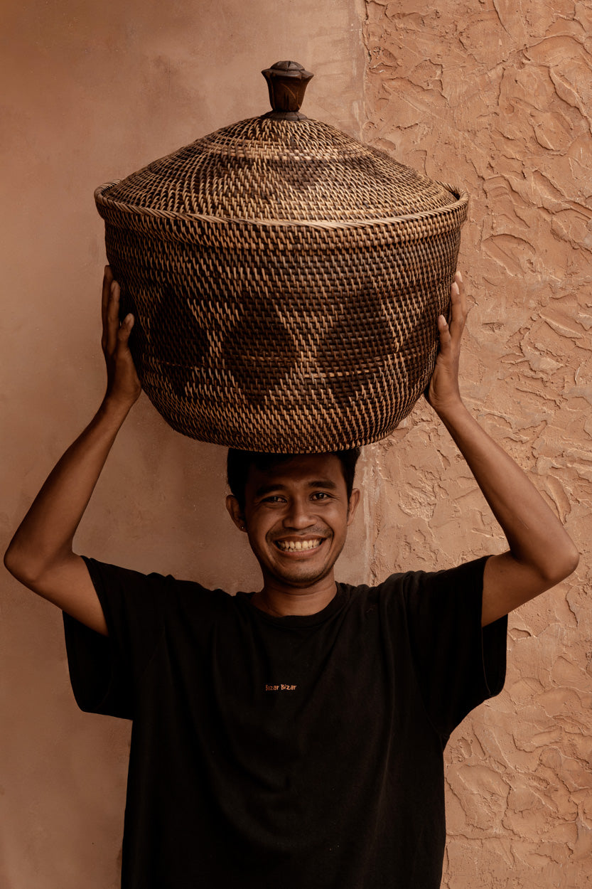 The Storage Crown Basket - Natural Brown