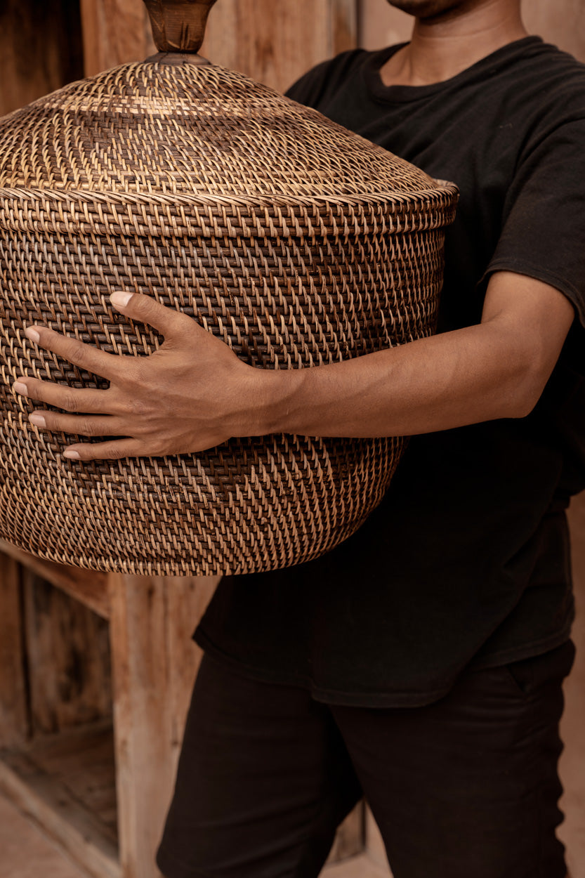 The Storage Crown Basket - Natural Brown