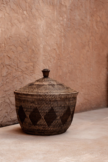 The Storage Crown Basket - Natural Brown