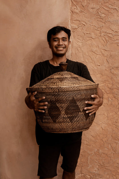 The Storage Crown Basket - Natural Brown