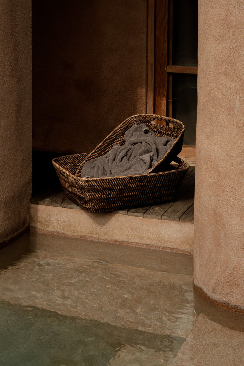 The Hannah Laundry Basket - Natural Brown - L