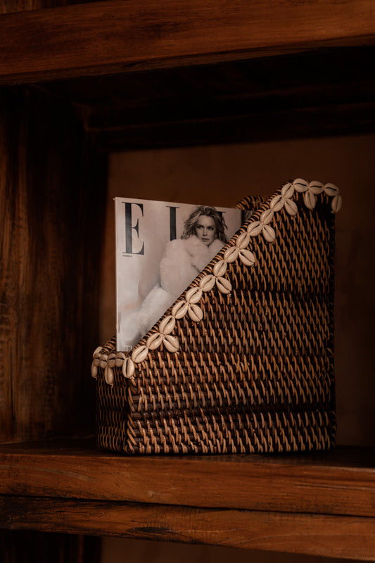 The Shell Edge Organizer - Natural Brown