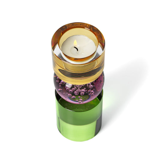 The Solar Jewel Candle Holder - High