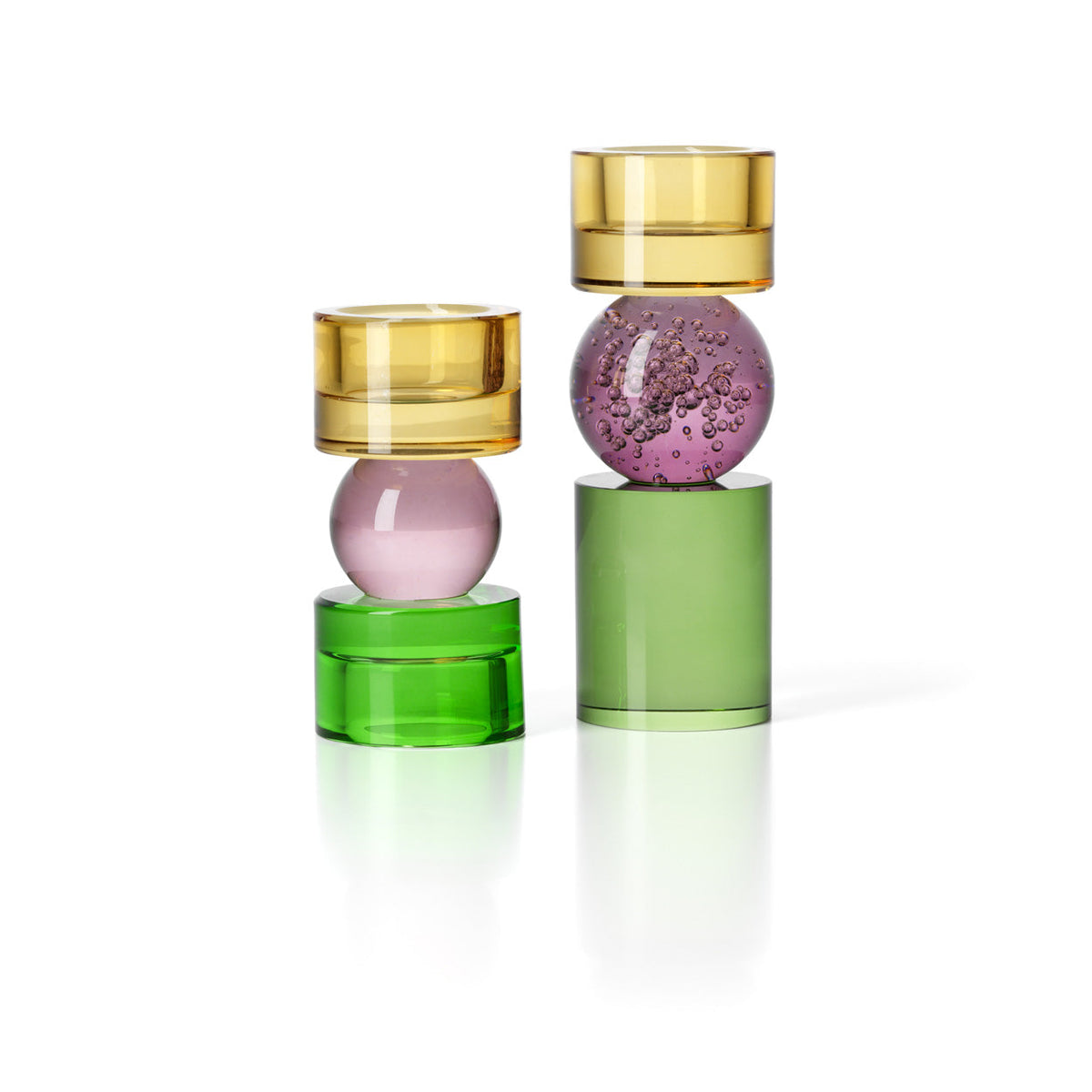 The Solar Jewel Candle Holder - High