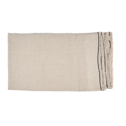 The Tuscany Tablecloth - Natural Black - 150x250