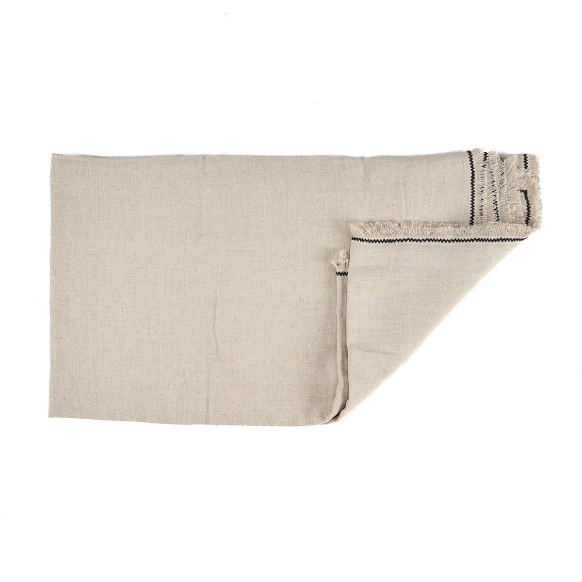 The Tuscany Tablecloth - Natural Black - 150x250