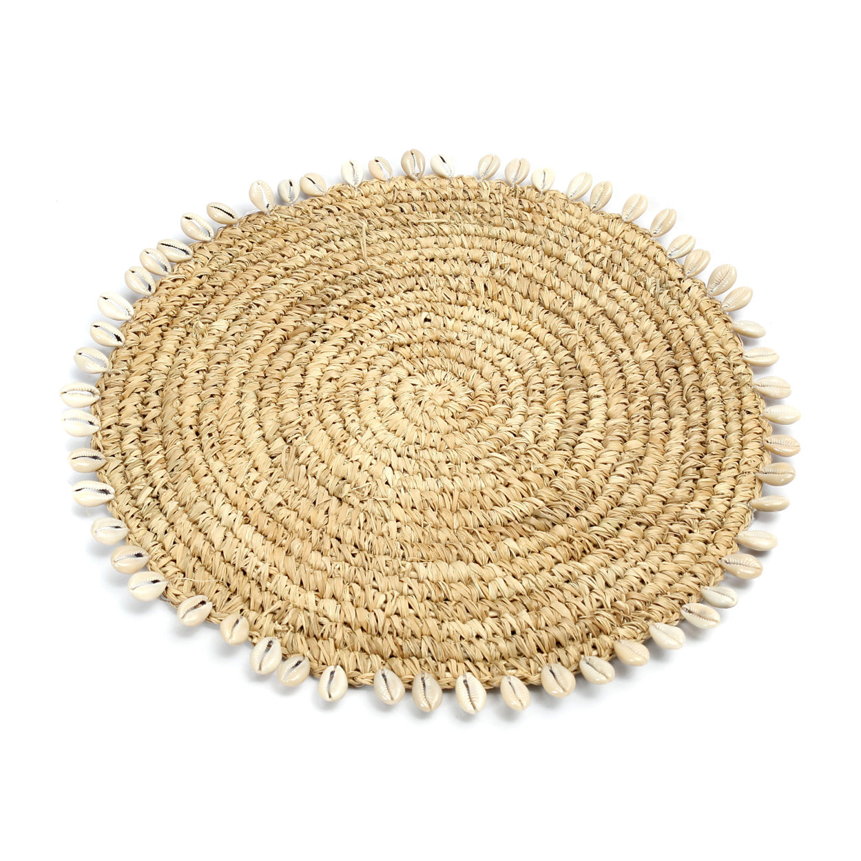 The Raffia Shell Placemat - Natural