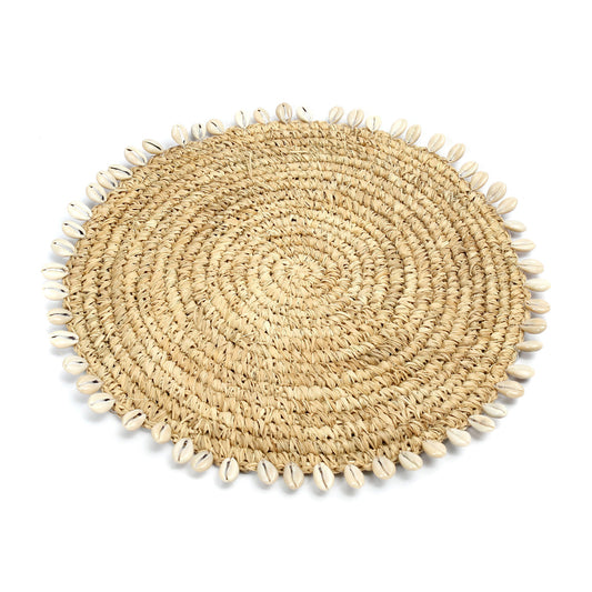 The Raffia Shell Placemat - Natural