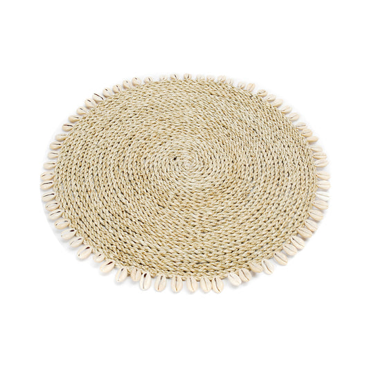 The Seagrass Shell Placemat - Natural