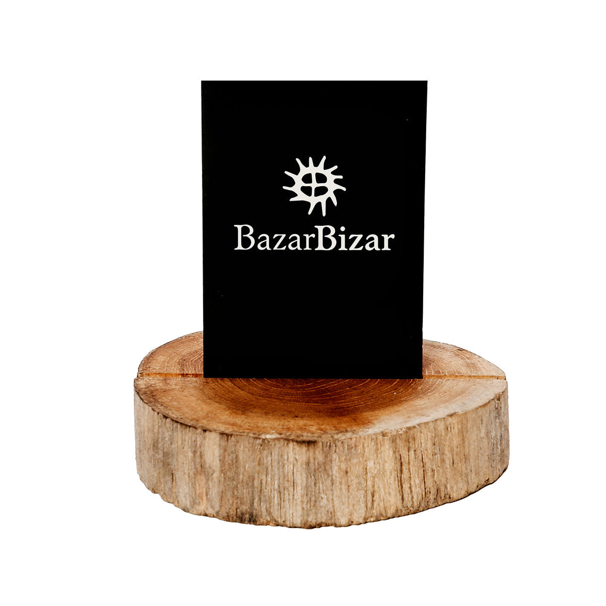 The Teak Root Card Holder