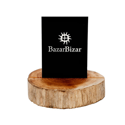 The Teak Root Card Holder