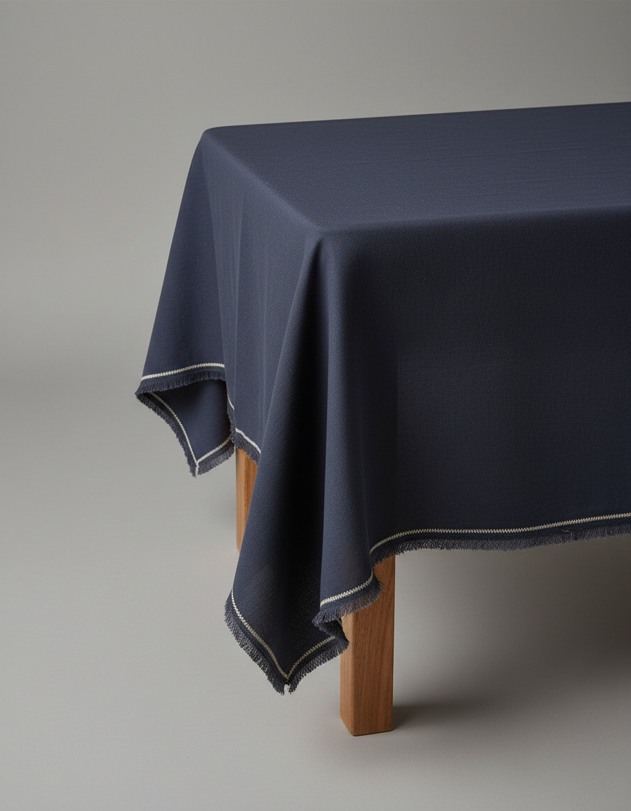 The Tuscany Tablecloth - Black Natural - 150x250