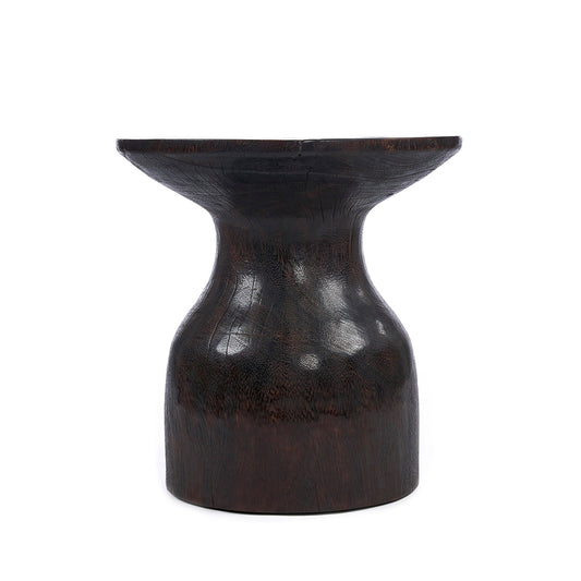 The Hourglass Side Table - Dark Walnut