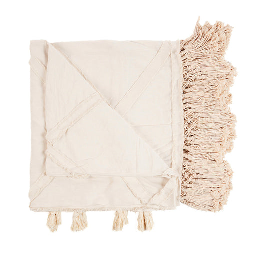 The Berber Bed Throw - Natural