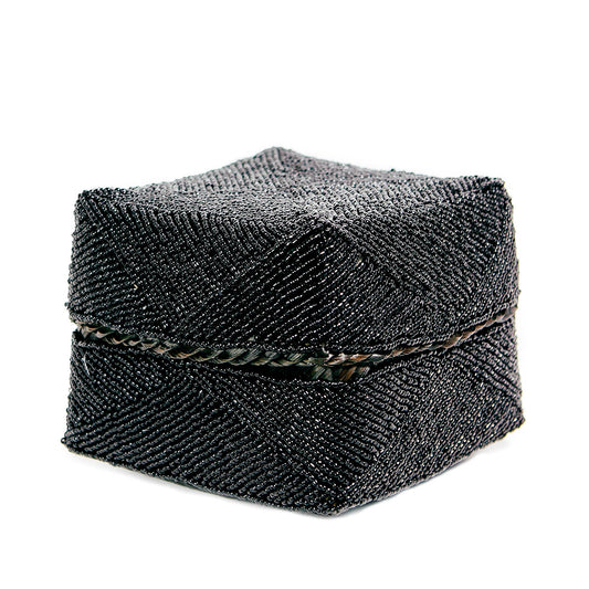 The Beaded Basket - Black - L