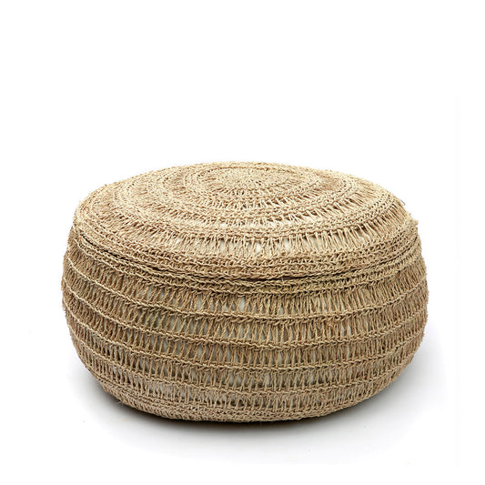 The Seagrass Pouffe - Natural - M