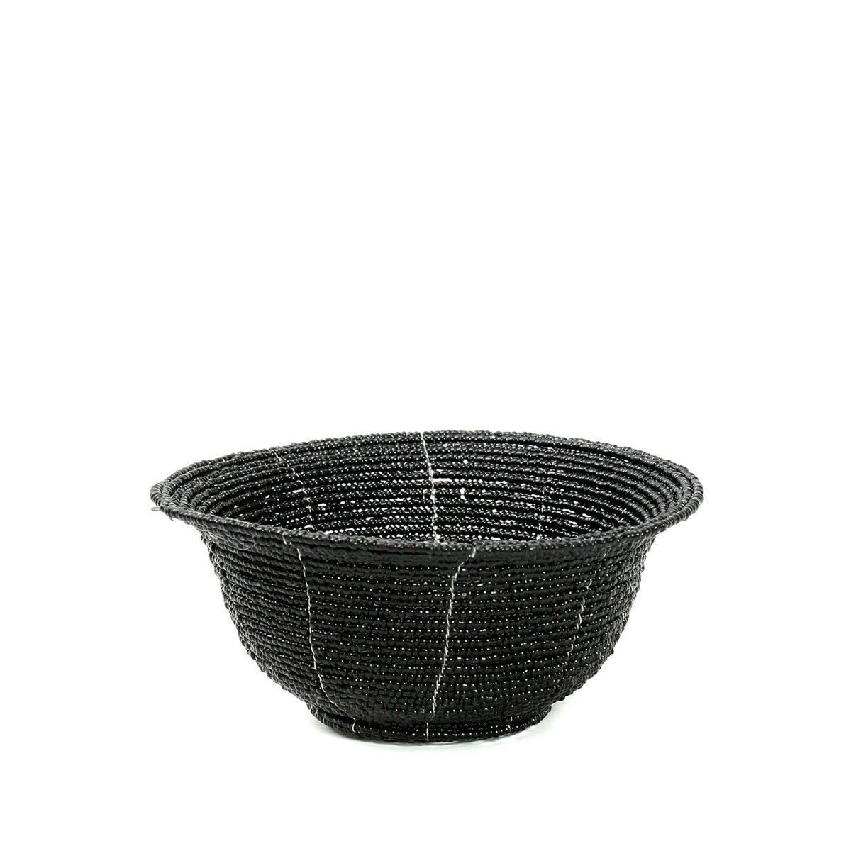 The Beaded Bowl Low - Black - S