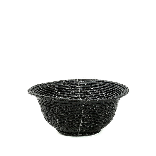 The Beaded Bowl Low - Black - S
