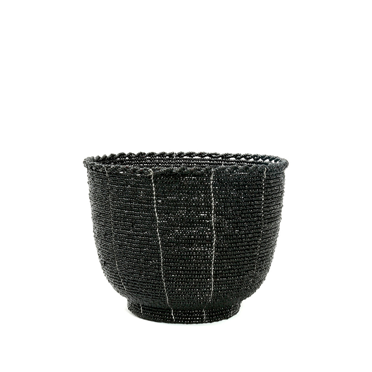 The Beaded Candy Bowl - Black - M