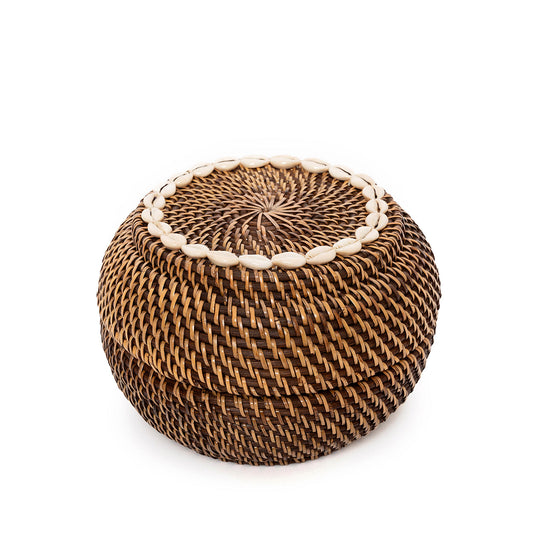 The Colonial Peek-a-Boo Basket - Natural Brown - M